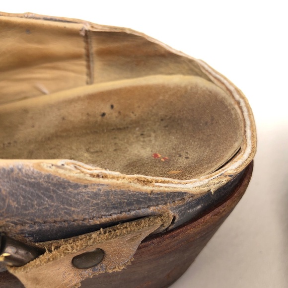 Bed Stu Triad Blue Leather Mule Clogs 8 - Picture 11 of 14